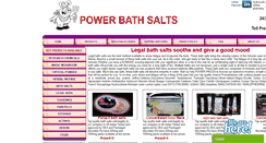 Desktop Screenshot of powerbathsalts.com